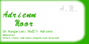 adrienn moor business card